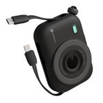Portronics Power Shutter 10000mAh 15W Magnetic Wireless Fast Charging Powerbank (Black)