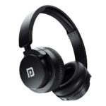 Portronics Muffs M2 Bluetooth Headphones, Foldable Design, Black