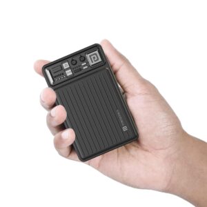 Portronics Luxcell Mini 10K Advanced 10000 mAh Nano Power Bank, Black