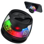 Portronics Nadya 6W Magnetic Bluetooth Speaker with MagSafe Mobile Stand, (Black)